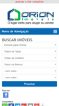 Mobile Screenshot of imobiliariaorion.com.br